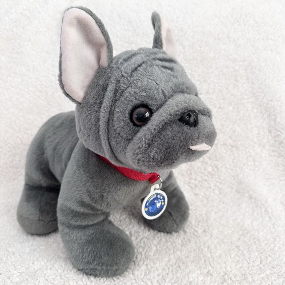 Build A Bear Promise Pets Gray Frenchie French Bulldog Plush Stuffed Animal 2024